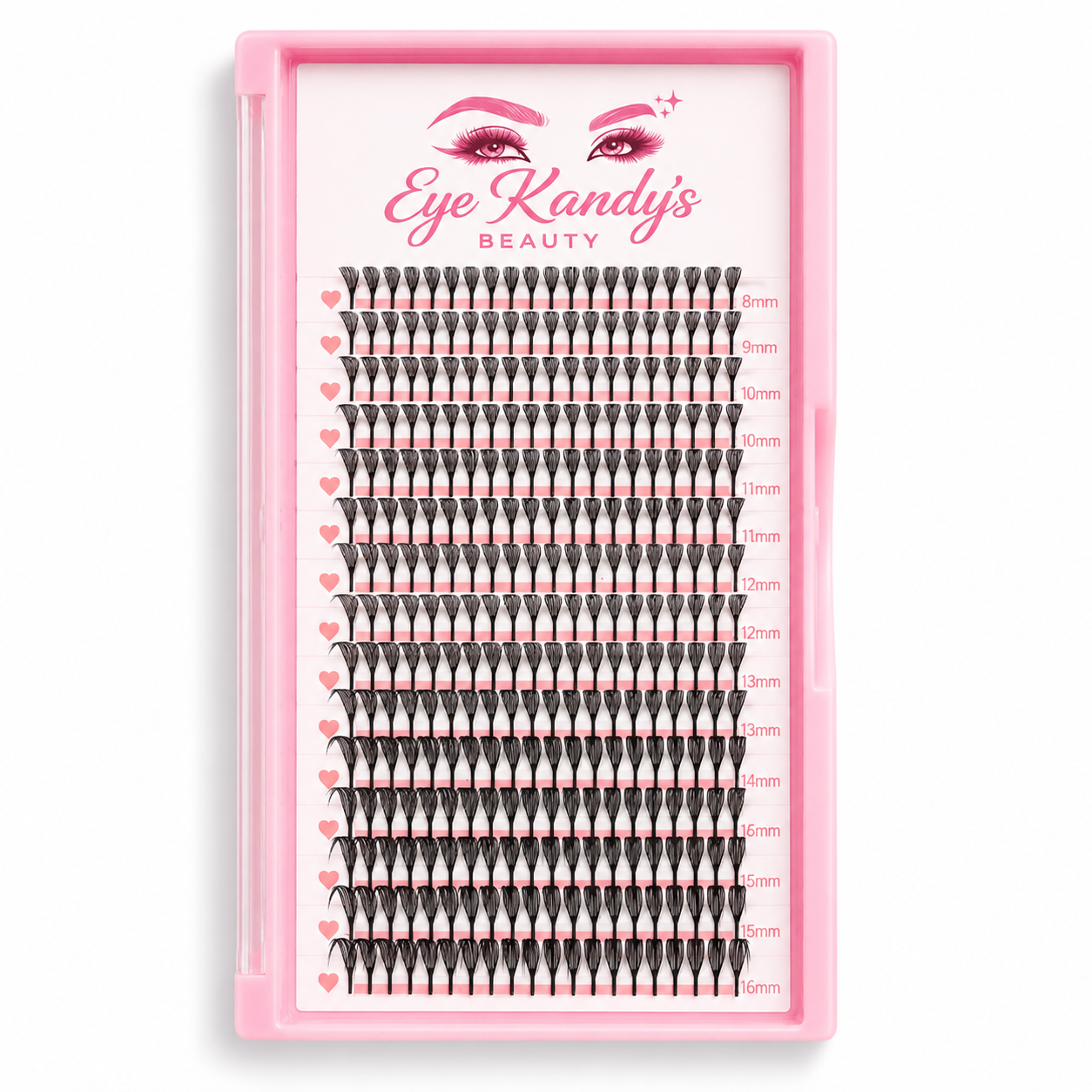 EKB Anime Cc Mixed Lash Tray 0.07
