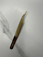Gold Curve Isolation Tweezers