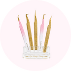 90° Volume Tweezers (Thick Fiber Tip)