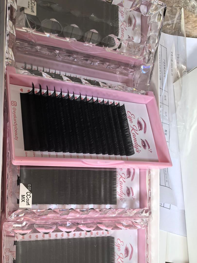 EKB Anime Cc Mixed Lash Tray 0.07